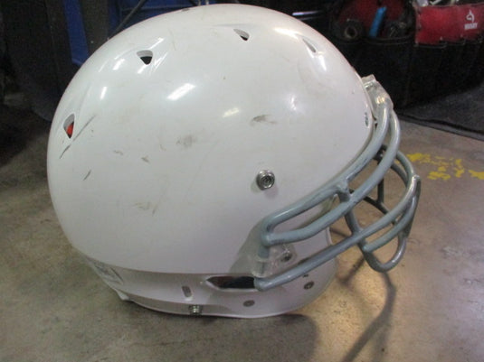 Used Schutt Recruit Hybrid Football Helmet Youth Large (JAW PADS DAMAGED)