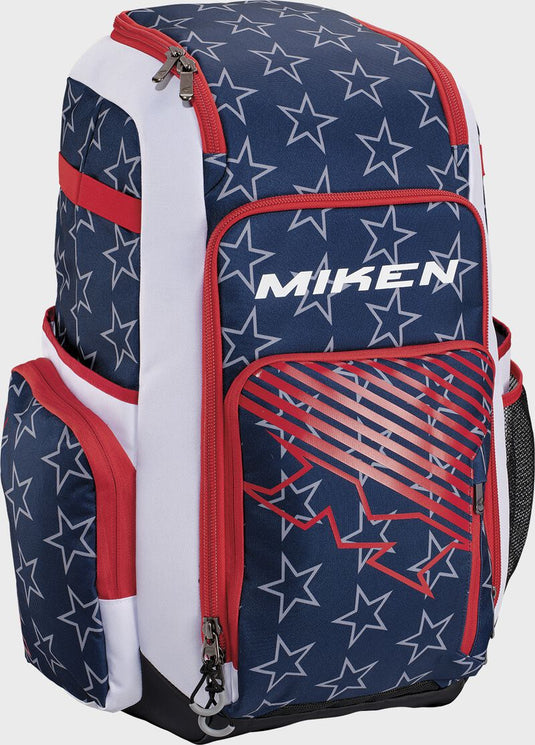 New Miken Deluxe Softball Backpack - Stars & Stripes