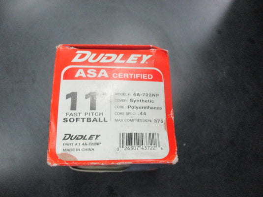 Dudley 11" Fastpitch Softball