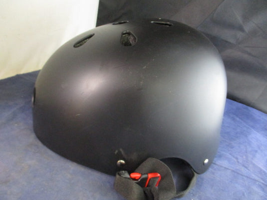 Used Black Bicycle / Skate Helmet with Safety Light Size Medium
