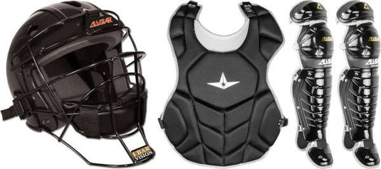 New All-Star League Series Black Catcher's Gear Set T-Ball