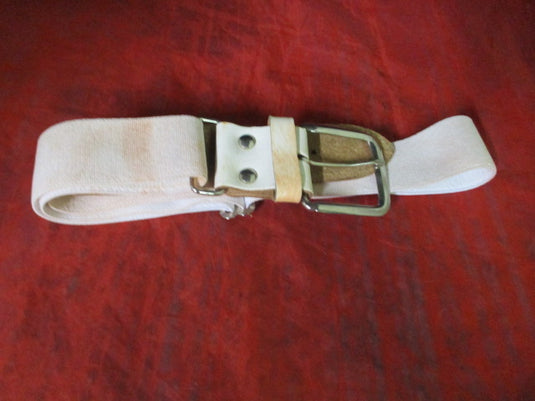 Used TCK White Baseball Belt