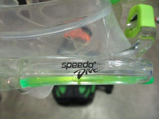 Used Speedo Dive Snorkel Kit Youth Size L/XL