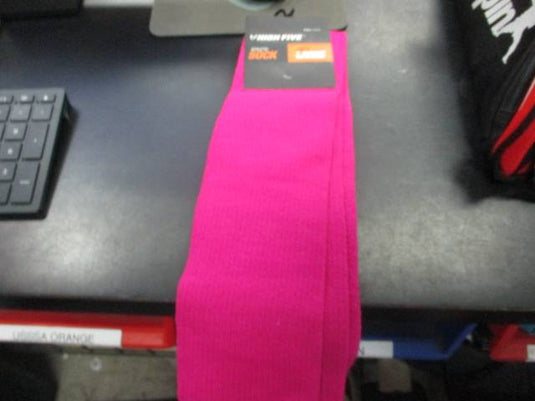 New High Five 30" Large Pink Socks