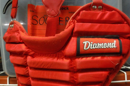 Used Diamond Red 10-12 Cathers Chest Protector