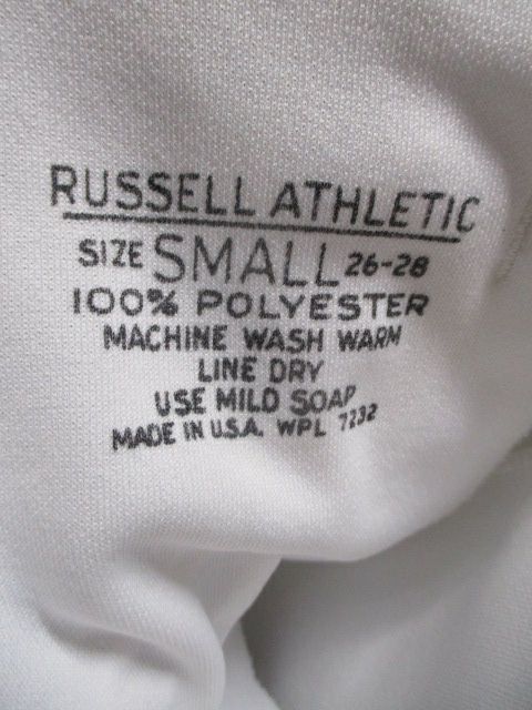 Load image into Gallery viewer, Used Russell Athletics White Football Pants - no pads - stained

