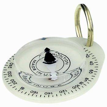 New Glowing Key Ring Compass