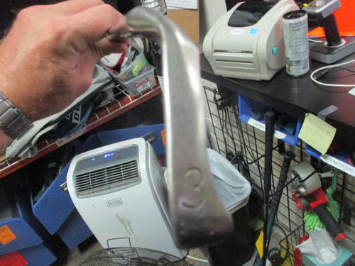 Used Ping ISI Nickel RH 3 Iron green Dot