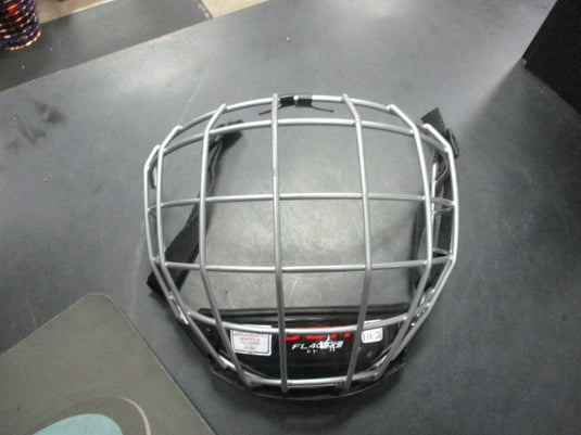 Used CCM FL40S Face Mask W/ Chin Strap