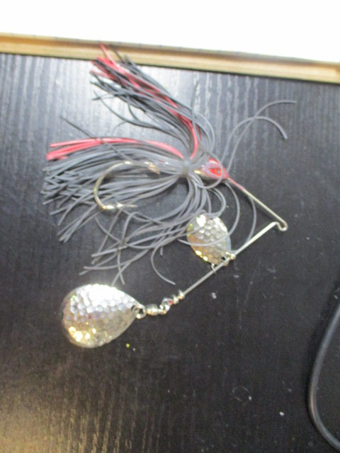 Used Red & Black Spinner Bait Lure
