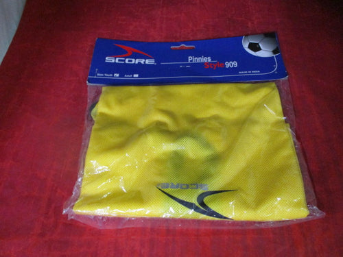 Score Youth Soccer Pinnie Yellow
