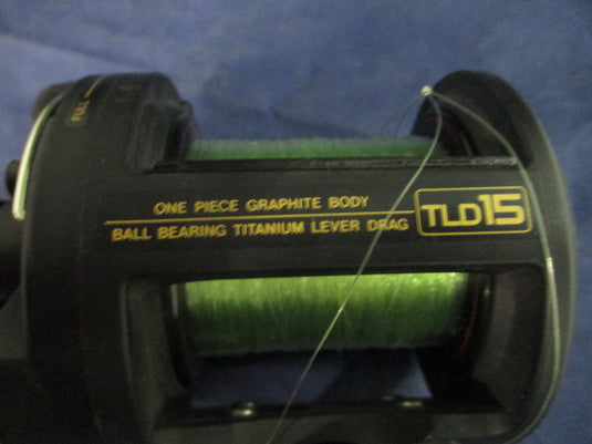Used Shimano TLD15 Triton Level Drag Reel w/ Line