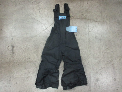 New Pulse Toddler Overland Ski Bibs Black Size 2T