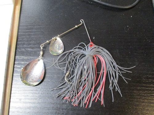 Used Red & Black Spinner Bait Lure