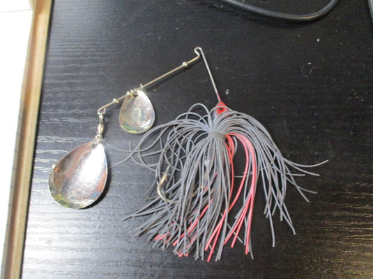 Used Red & Black Spinner Bait Lure
