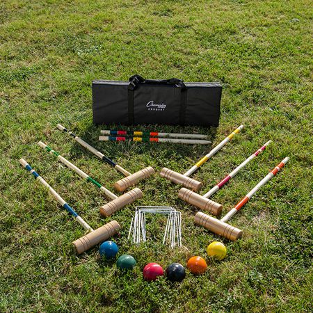 New Champion Sports Tournament Series 6-Player Croquet Set