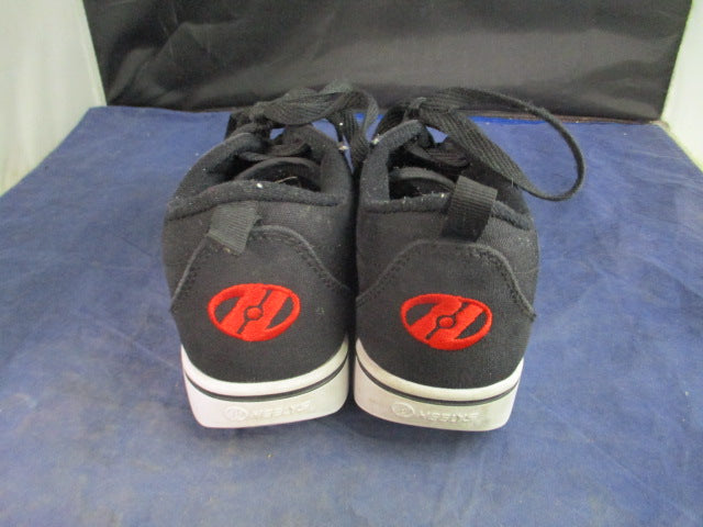 Load image into Gallery viewer, Used Heeleys Pro 20 Flames Print Shoes Youth Size 3 - worn on toes
