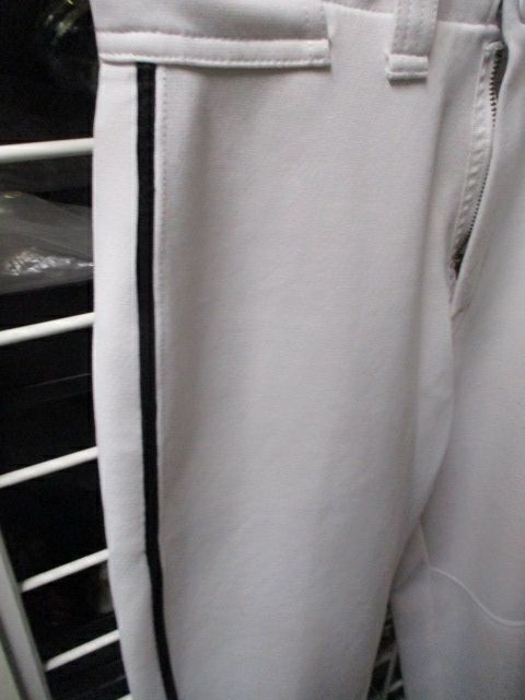 Load image into Gallery viewer, Used Easton Black Piping White Elastic Bottom Pants Youth Size XL
