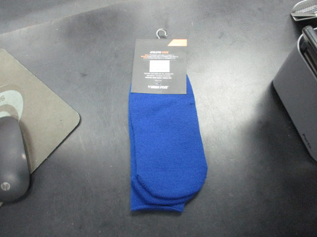 Load image into Gallery viewer, High Five Athletic Sock Royal Blue- Size Small
