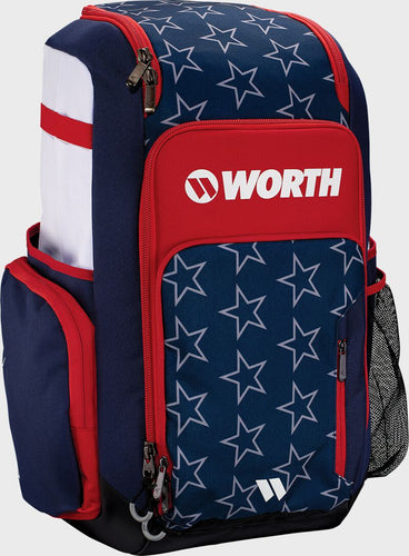 New Worth Pro Softball Backpack - Stars & Stripes