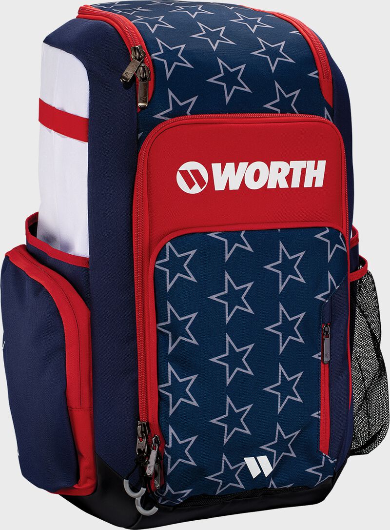 Load image into Gallery viewer, New Worth Pro Softball Backpack - Stars &amp; Stripes
