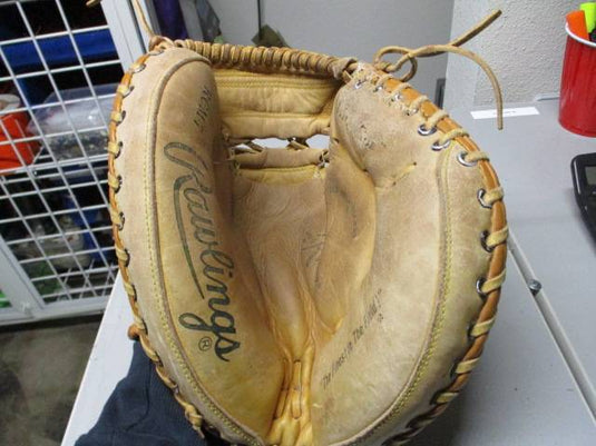 Used Rawlings Catchers Glove Tan