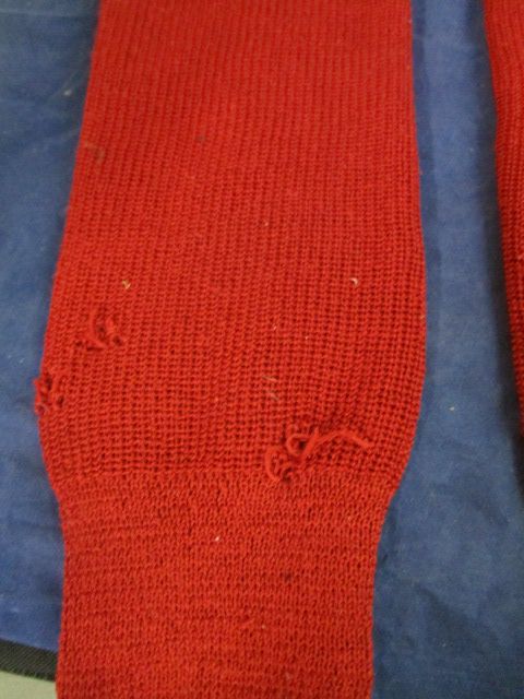 Load image into Gallery viewer, Used Red CCM Hockey Socks -holes

