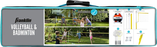New Franklin Family Volleyball & Badminton Set