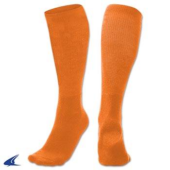 New Champro Orange Multi-Sport 100% Polyester Sock Size Large