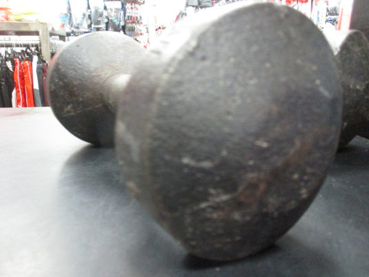 Used Vintage 10 LB Dumbbell Pair