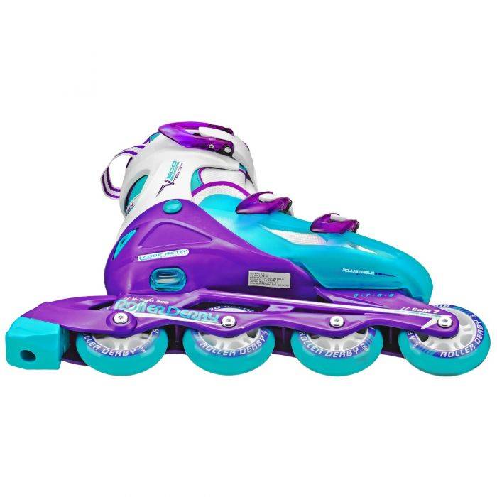 Load image into Gallery viewer, New Roller Derby Women&#39;s V-500 Inline Skates Adjustable Size 6-9
