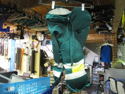 Used Green 7 Pad Football Pants- Youth