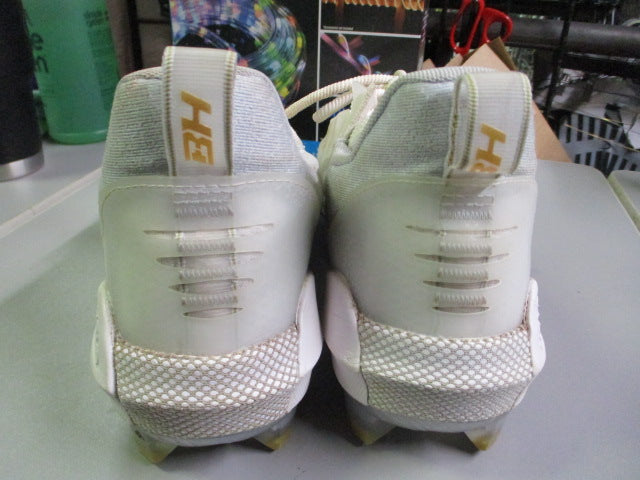 Load image into Gallery viewer, Used Under Armour Harper Hybrid Baseball Cleats Metal / Molded Size 12.5
