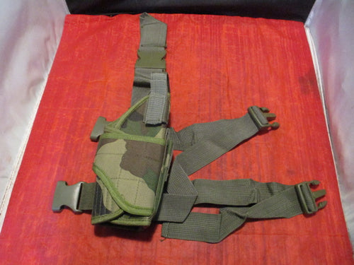 Camo Tactical Leg Holster With Belt Loop