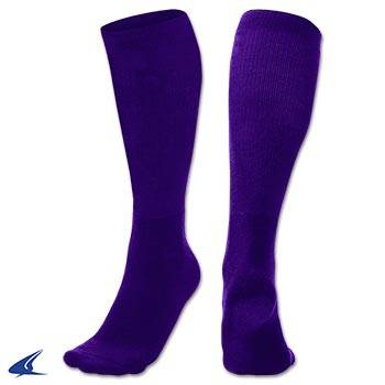New Champro Purple Multi-Sport 100% Polyester Sock Size Large