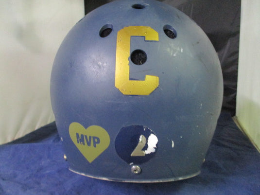 Used Schutt Air XP Hybrid Youth XL Blue Football Helmet 2014 Initial Season