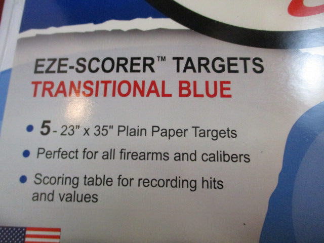 Load image into Gallery viewer, Birchwood Case Eze-Scorer Targets Transitional Blue - 5 Pack
