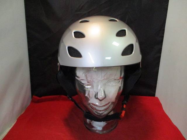Load image into Gallery viewer, New Ski Sundries Gale Force Ski &amp; Snow Helmet w/ Dial Fit System Silver SZ XL
