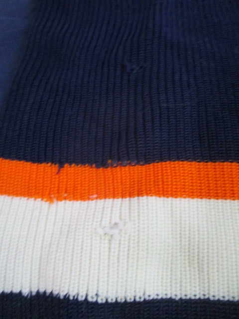 Load image into Gallery viewer, Used Athletic Knit Hockey Socks Adult Size Large - holes
