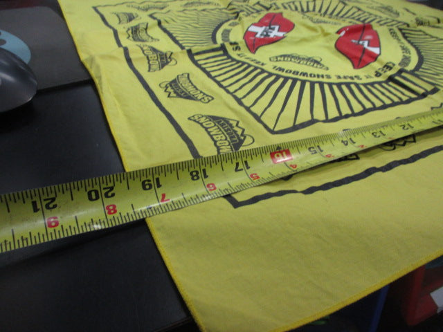 Load image into Gallery viewer, Used Yellow Arizona Snowbowl Bandana 20.5&quot; x 19.5&quot; (never used)
