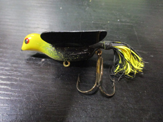 Used Black & Yellow Bird Fishing Lure