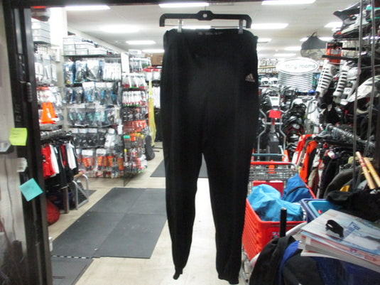Used Adidas Black Elastic Bottom Baseball Pants Size XL