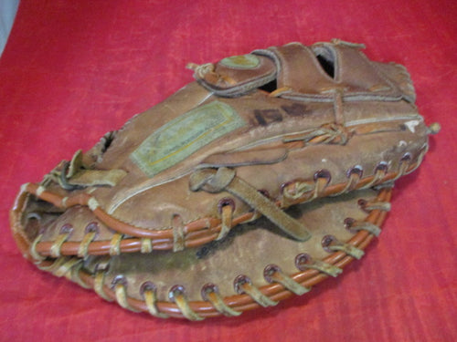 Used Vintage Sears Pro Pocket 16186 Leather 1st Baseman's Glove