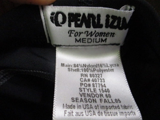 Used Women's Pearl Izumi Cycling Shorts Size Medium