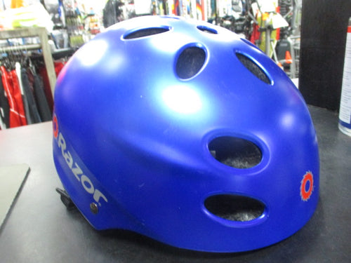 Used Razor Small Blue Helmet