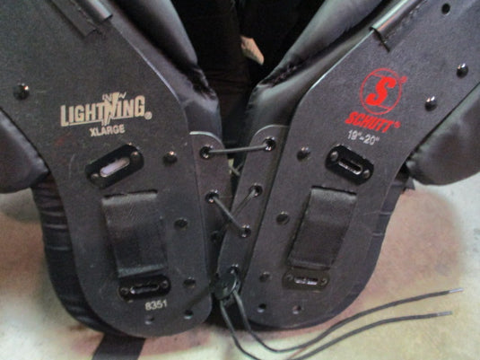 Used Schutt Lightning Football Shoulder Pads Size XL 19-21"