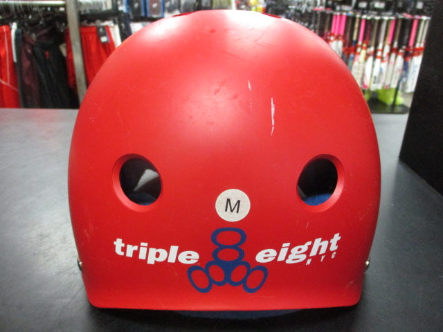 Load image into Gallery viewer, Used Triple Eight Skate Helmet Size Youth Medium
