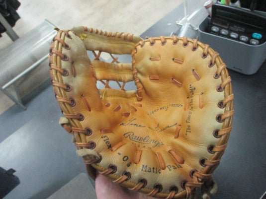 Vintage Rawlings Gene Tenace Leather First Base Glove