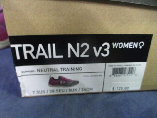 Used Women's Pearl Izumi Trail N2 V3 Running Shoes Size 7.5