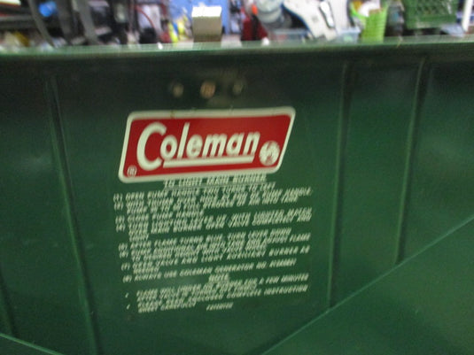 Used Coleman 413G Dual Burner Camp Stove